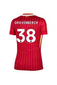 Fotbalové Dres Liverpool Ryan Gravenberch #38 Dámské Domácí Oblečení 2024-25 Krátký Rukáv